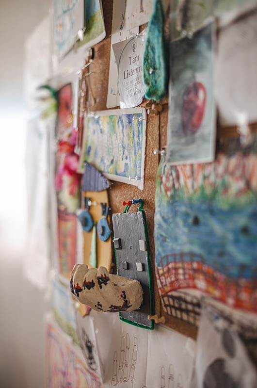 Sechelt art therapy studio offering trauma-informed care for anxiety, stress, and self-esteem through creative expression.